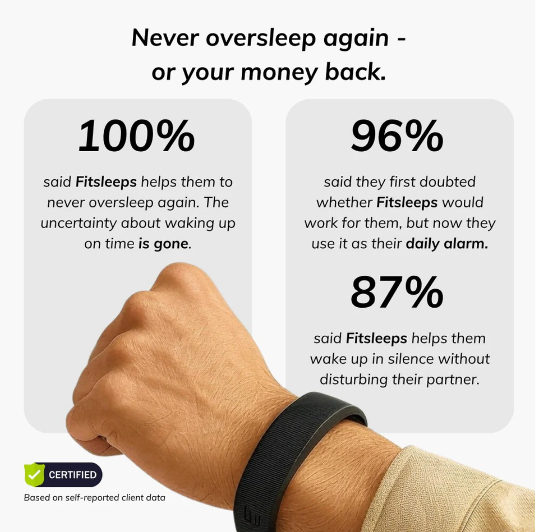 Loomen - Silent Vibrating Alarm Band