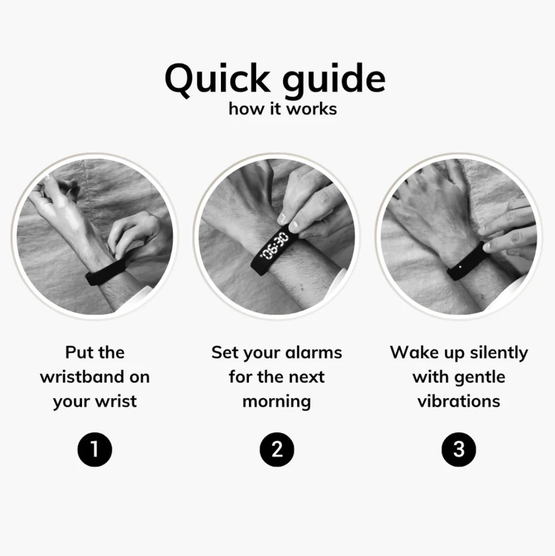 Loomen - Silent Vibrating Alarm Band